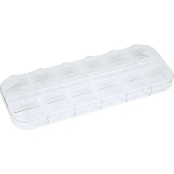 Box na zdobení - 2x6 přihrádek