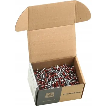 Nýt TRHACÍ NÝTY 4x10 ČERVENÉ RAL 3009 500 kusů