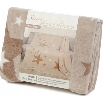 Prostěradlo Deka Gözze z mikrovlákna 150 cm x 200 cm béžová