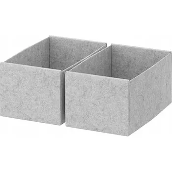 Krabička v odstínech šedé a stříbrné