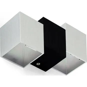 Nástěnné svítidlo Nástěnné svítidlo Kwazar Luminaire černé, šedé s integrovaným LED zdrojem 2 W