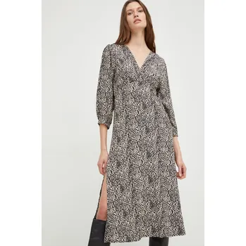 Dámské šaty Šaty Answear.LAB černá barva, midi 13598.WK 99X, vel. S