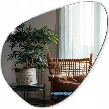 Zrcadlo Dekorativní Bezrámové Zrcadlo Závěsné do Obývacího Pokoje Kanceláře Restaurace