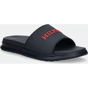 Pánské pantofle Pantofle Tommy Hilfiger DUAL DENSITY HILFIGER POOL SLIDE pánské, tmavomodrá barva, FM0FM05430 59X, EUR 41