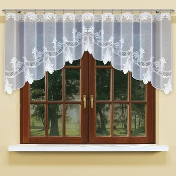 Záclona Interie Barbara bílá 110 x 300 cm