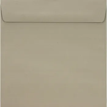 Obálka Čtvercové obálky K4 šedé Burano SVATBA 5 ks