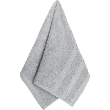 Ručník Bavlněný froté ručník EVA 30x50 cm světle šedý