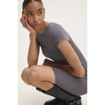 Dámské šaty Šaty Answear.LAB šedá barva, mini DZ93513.hms 90X, vel. S/M