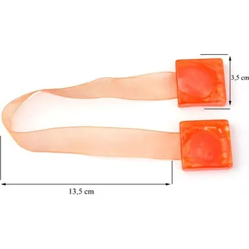 Příslušenství pro záclonu a závěs Magnetická spona na závěsy M16 oranžová