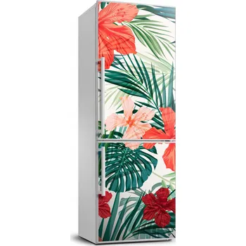 Fototapeta Samolepící dýha na ledničku Havajské květiny