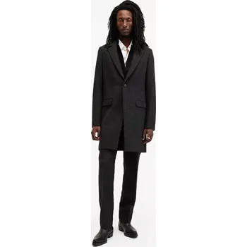 Dámský kabát Kabát s příměsí vlny AllSaints WIXX černá barva, přechodný, M064OB 99X, vel. 38