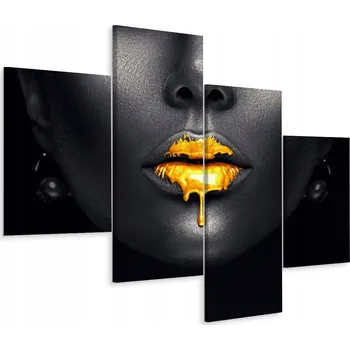 Obraz Obraz Zlaté RTY ŽENY 3D Efekt 4 Díly 120x75