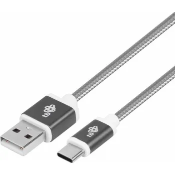 Datový kabel TB Cable USB - USB C 1.5 m gray tape