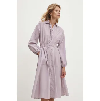 Dámské šaty Bavlněné šaty Answear.LAB 6813.tms červená 33X, vel. M