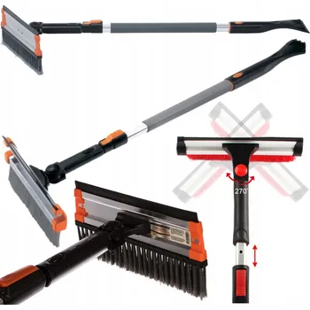 Autoškrabka Teleskopický kartáč a škrabka na auto (bus, SUV)