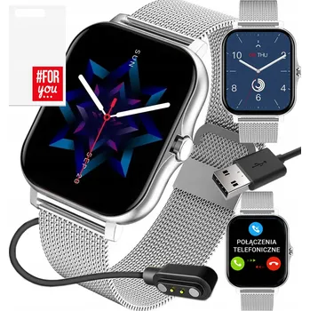 Chytré hodinky Chytré Hodinky Smart-Trend chytré hodinky stříbrné barvy