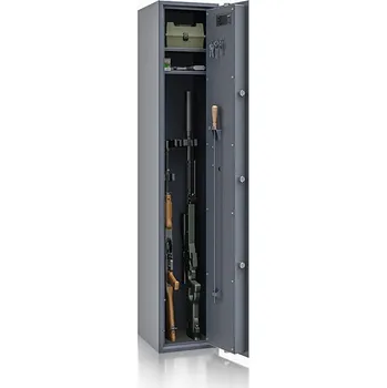 Trezor ISS Skříň na zbraně SIEGEN 500089.12 EL, grafitově šedá