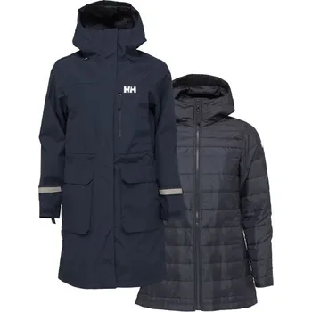 Dámský kabát Dámský kabát Helly Hansen RIGGING COAT S Tmavě modrá, Bílá