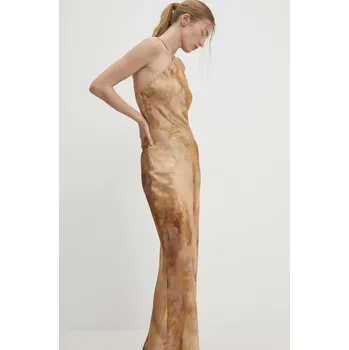 Dámské šaty Šaty Answear.LAB zlatá barva, maxi pk2733.ijs 10Y, vel. L