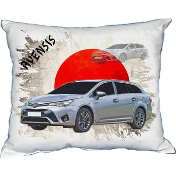 Povlak na dekorativní polštářek Polštářek s osobním autem Toyota Avensis combi (Polštářek s osobním autem )