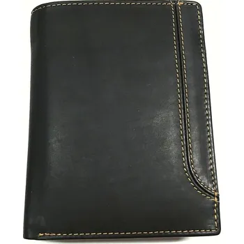 Peněženka Krol 7070N pánská kožená peněženka černá