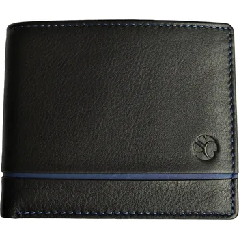 Segali 1806 pánská kožená peněženka black/dark blue