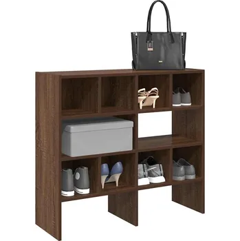 Botník vidaXL Stohovatelné botníky 2 ks 89,5x30x40 cm [858842] Barva: hnědý dub