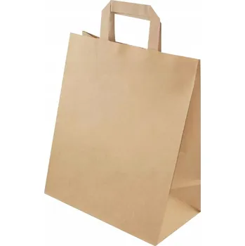 Obraz Papírová taška 260x140x300 šedá 50 Ks.