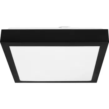 Stropní Svítidlo LEDLUX čtvercový bílý s černým okrajem 2x E27