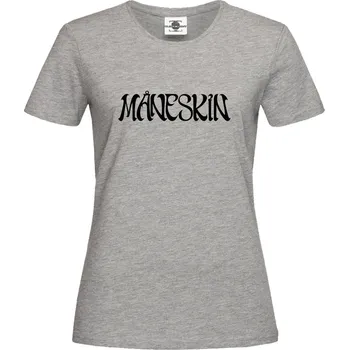 Dámské tričko Tričko Maneskin Druh: Dámské, Barva: Šedá, Velikost: S