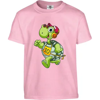 Pánské oblečení Tričko Rychlý jako želva Druh: Dětské, Barva: Růžová, Velikost: 122-S