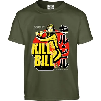 Pánské oblečení Tričko Kill Bill | Vol. 1 Druh: Dětské, Barva: Khaki, Velikost: 110-XS