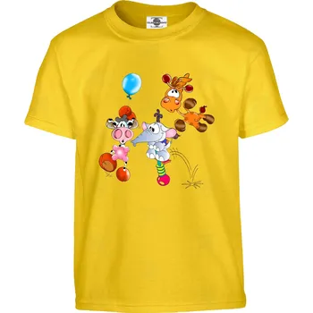Pánské tričko Tričko Krkouni skotačí Druh: Dětské, Barva: Žlutá, Velikost: M