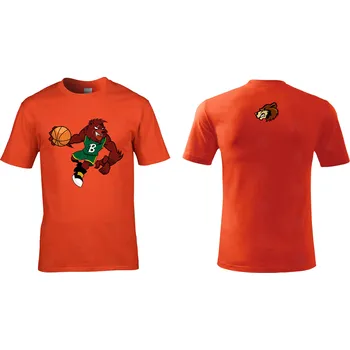 Pánské tričko Tričko Basketball Bear Druh: Pánské, Barva: Oranžová, Velikost: M