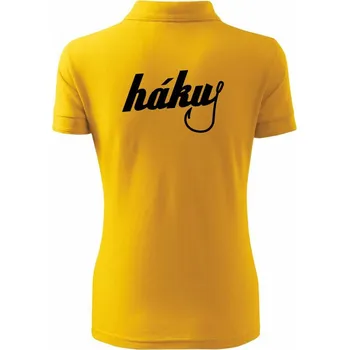 Hákuj - Polokošile dámská Pique Polo - XS ( Žlutá )
