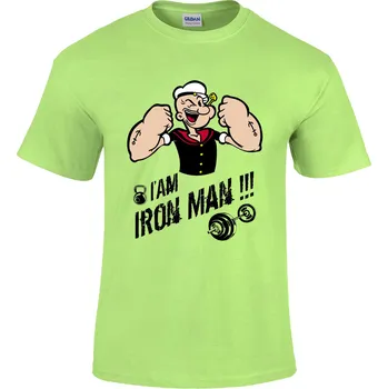 Pánské tričko Tričko I'am Iron Man!!! Druh: Pánské, Barva: Černo | Bílá, Velikost: L