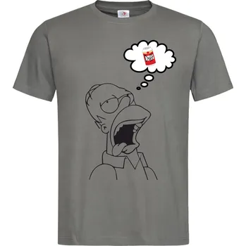 Pánské tričko Tričko Homer Dream Of Duff | The Simpsons Druh: Pánské, Barva: Břidlice, Velikost: L