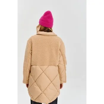 NAOKO Zimní bunda Cozy Horizon Béžová Regular Fit L_XL