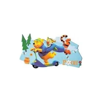 Samolepící dekorace Pěnová samolepka medvídek Pú 23539