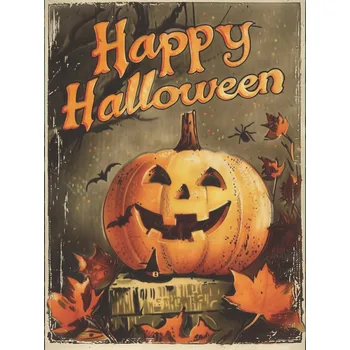 Obraz Plakát Halloween bez rámu 40 x 50 cm