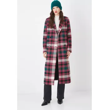 Dámský kabát Kabát s příměsí vlny Medicine dámský, více barev, přechodný, dvouřadový RS25.KPD102 vícebarevná MLA, vel. M