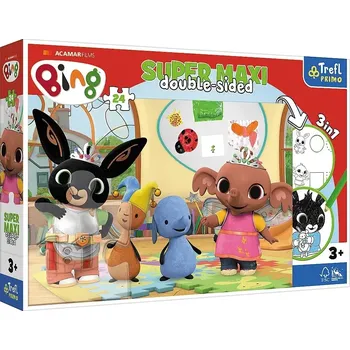 Puzzle Puzzle Super Maxi oboustranné Bing a přátelé