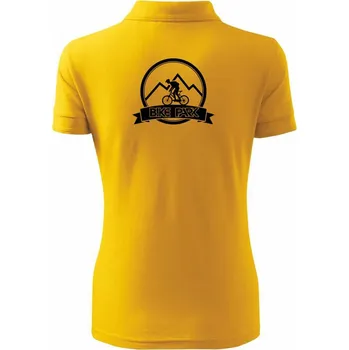 Bike park postava - Polokošile dámská Pique Polo - M ( Žlutá )