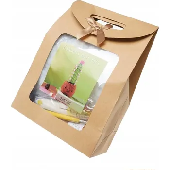 kreativní sada DIY sada na háčkování kaktusu - velký