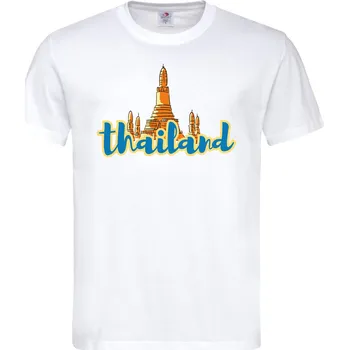 Dámské tričko Tričko Thajsko Druh: Dámské, Barva: Bílá, Velikost: S