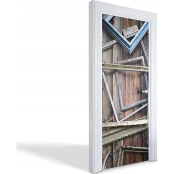 Fototapeta Dekorační samolepící fólie na dveře, skříně, nábytek - Staré rámy 75x205 cm
