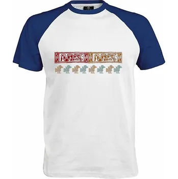 Pánské tričko Tričko Aztécké symboly Druh: Pánské, Barva: Royal | Bílá, Velikost: L