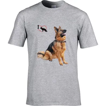 Pánské tričko Tričko Miluji svého ovčáka Druh: Dětské, Barva: Šedá, Velikost: XL