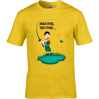 Pánské tričko Tričko Malá Ryba, Taky Ryba... Druh: Pánské, Barva: Oranžová, Velikost: L