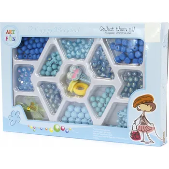 Dětské navlékací korálky Sada korálků na výrobu náramků Midex